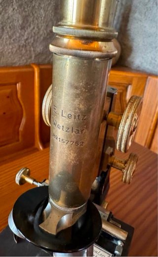 Microscopio Leitz Wetzlar Antiguo