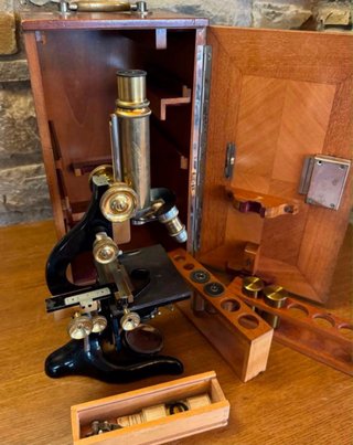 Microscopio Leitz Wetzlar Antiguo