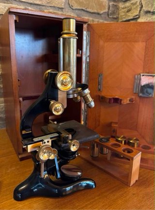Microscopio Leitz Wetzlar Antiguo