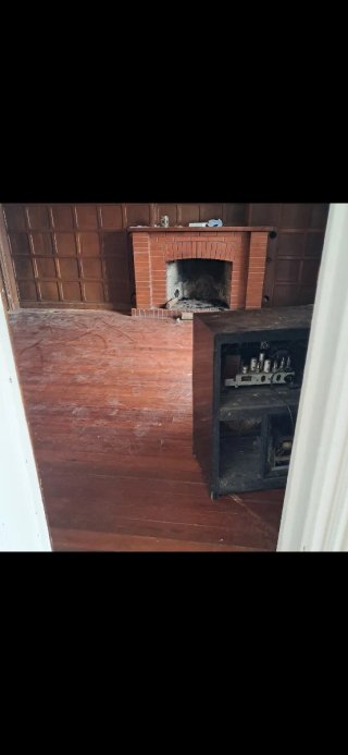 Tablas de suelo de madera desmontamos