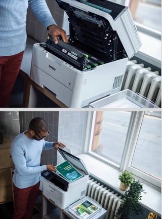 Impresora Brother DCP-L3560CDW Multifunción Láser
