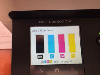 Impresora Brother DCP-L3560CDW Multifunción Láser