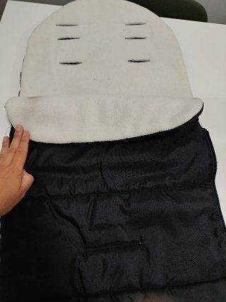 Saco de bebé invierno negro universal