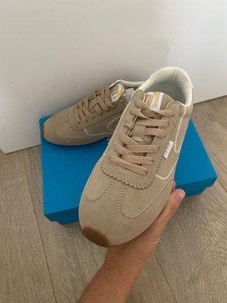 Zapatillas Mustang Mujer Talla 39 Beige