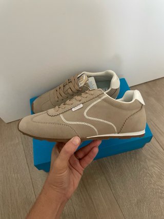 Zapatillas Mustang Mujer Talla 39 Beige