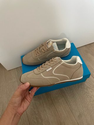Zapatillas Mustang Mujer Talla 39 Beige