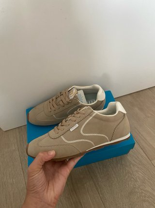 Zapatillas Mustang Mujer Talla 39 Beige