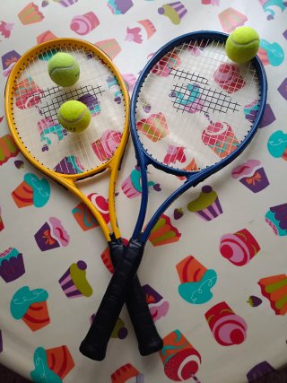 Set Bádminton Raquetas y Volantes