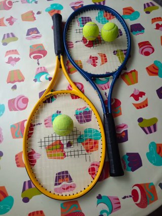 Set Bádminton Raquetas y Volantes