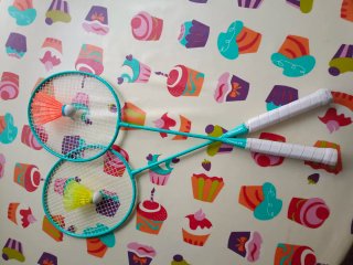 Set Bádminton Raquetas y Volantes