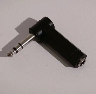 Adattatore Audio Jack 6.35mm Angolato