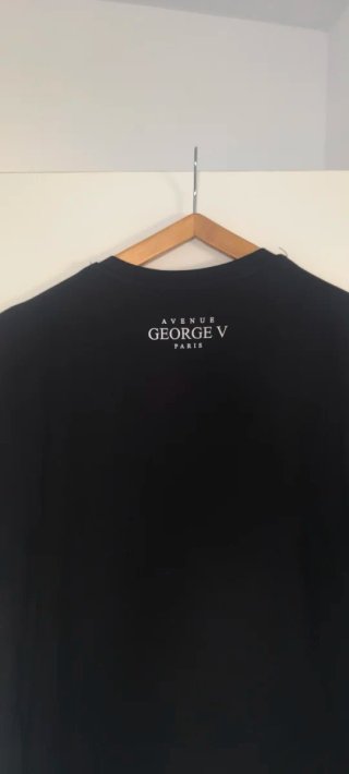 Camiseta George V Paris Oso Brillante Negra