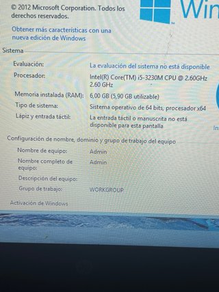 Portátil HP 680GB / 6GB RAM (2016)