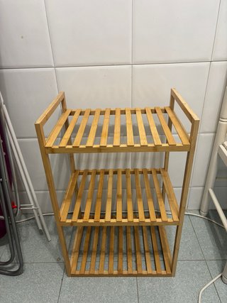 Estantería de bambú 3 baldas