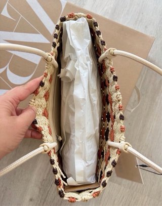 Bolso Shopper Zara tejido nuevo