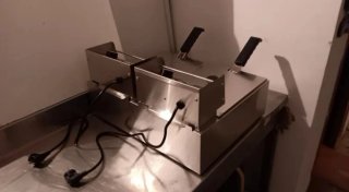 Freidora industrial doble 6+6L