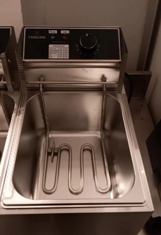 Freidora industrial doble 6+6L