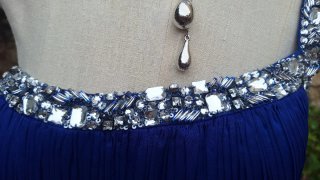 Vestido de fiesta azul