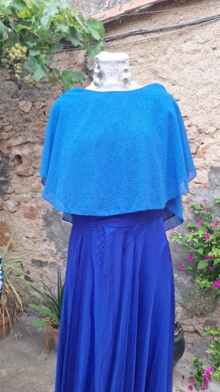 Vestido de fiesta azul