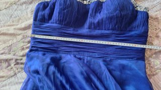 Vestido de fiesta azul