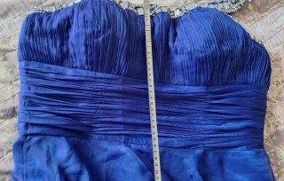Vestido de fiesta azul