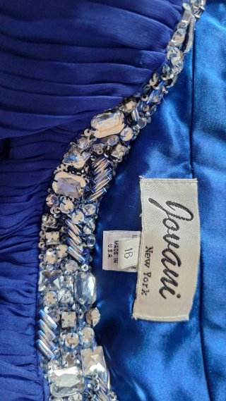 Vestido de fiesta azul
