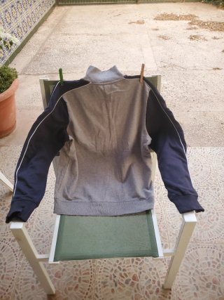 Chaqueta Nike Azul y Gris