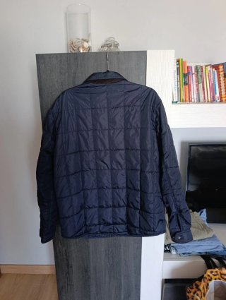 Chaqueta acolchada azul marino hombre