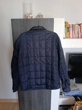 Chaqueta acolchada azul marino hombre