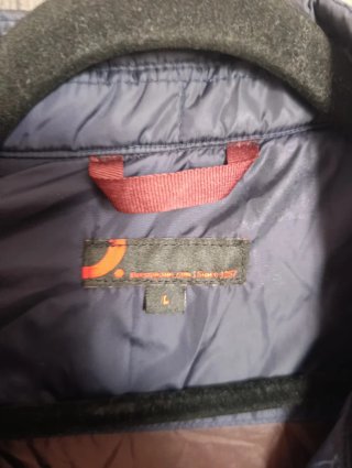 Chaqueta acolchada azul marino hombre