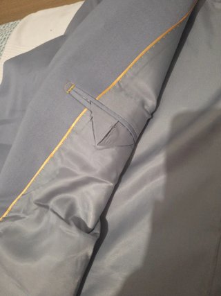 Chaqueta de traje gris hombre