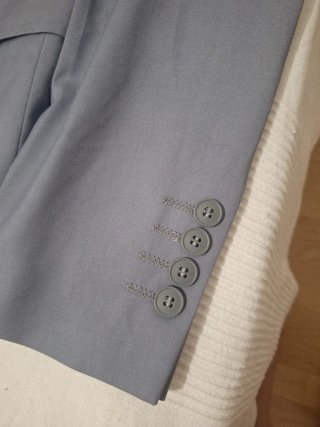 Chaqueta de traje gris hombre