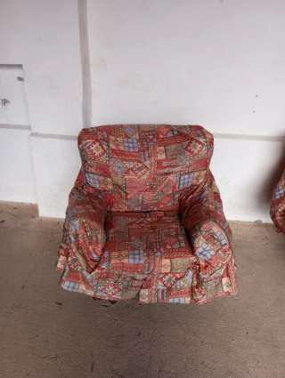 Sofá 2 plazas y 2 sillones vintage