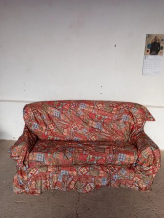 Sofá 2 plazas y 2 sillones vintage