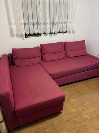 Sofá Cama Chaiselongue Rosa
