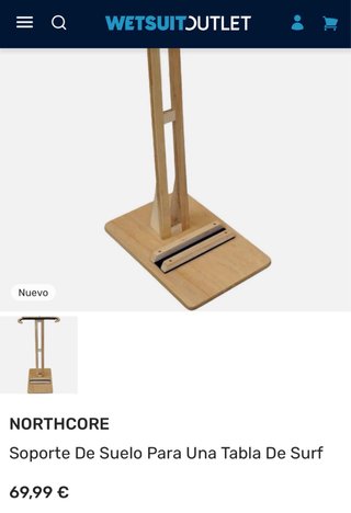 Soporte Tabla Surf Northcore