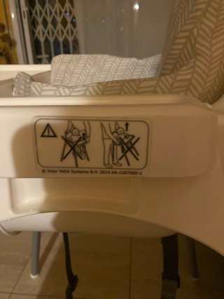 Trona Bebé IKEA NUEVA con funda