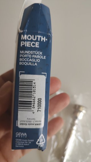Boquilla Trompeta GEWA 1C