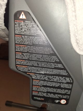 Silla coche Inglesina con pie de apoyo