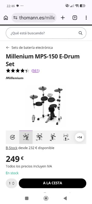 Millenium MPS-150 E-Drum Set