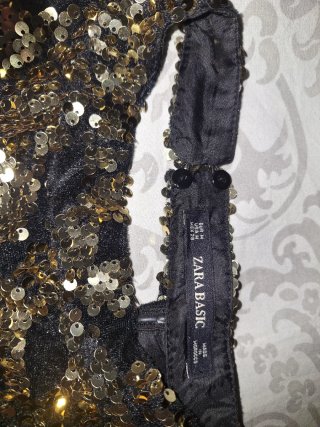 Vestido lentejuelas regalo chaleco
