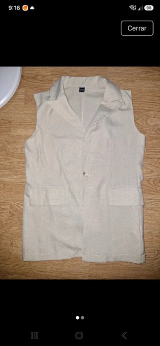 Vestido lentejuelas regalo chaleco