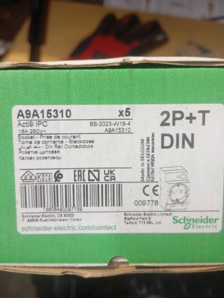 Bases Enchufe Schneider Electric (Pack 5)