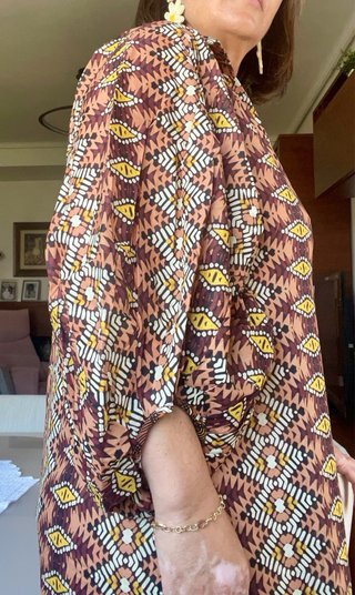 Vestido estampado étnico