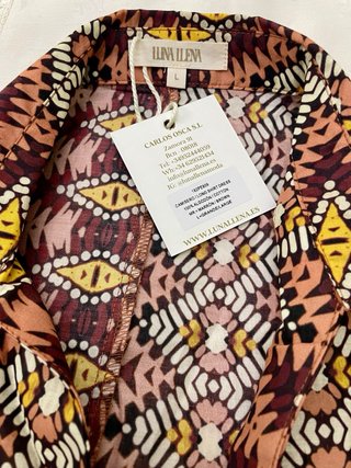 Vestido estampado étnico