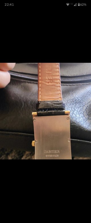 Orologio Cartier placcato oro
