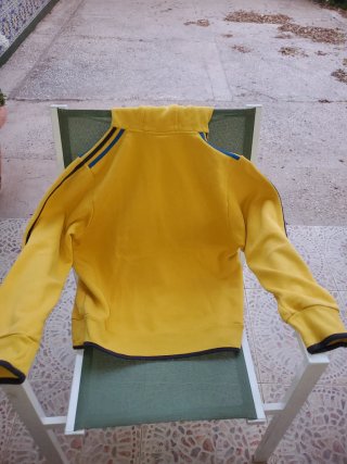 Sudadera Adidas Amarilla con Capucha