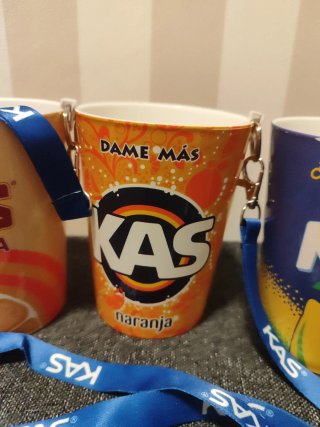 Lote 3 Vasos KAS con Cintas para Colgar