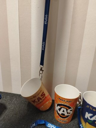 Lote 3 Vasos KAS con Cintas para Colgar