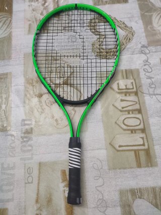 Raqueta de tenis infantil verde